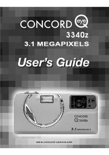 Concord Eye-Q 3340 Z manual. Camera Instructions.
